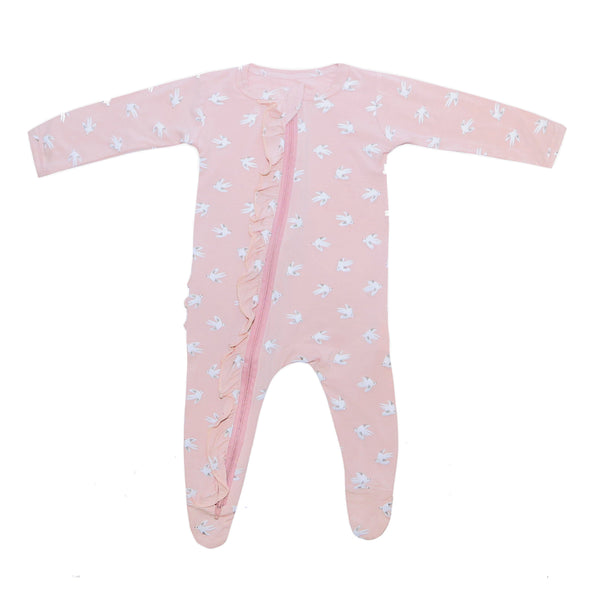 ruffle-2-way-zip-romper-little-birds Presley Couture at Sophia's Style-Baby Zip Romper-1